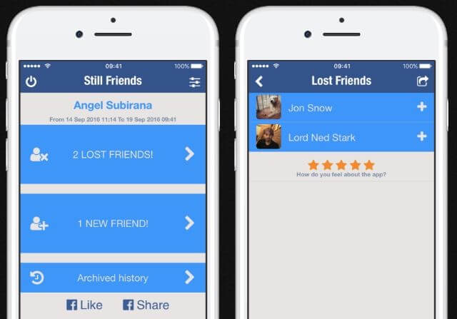 Szeretnéd látni, kik törölte az ismerősei közül Facebookon? Itt van a lista róluk 2 facebook ismerősök Angel Subirana Fernandez