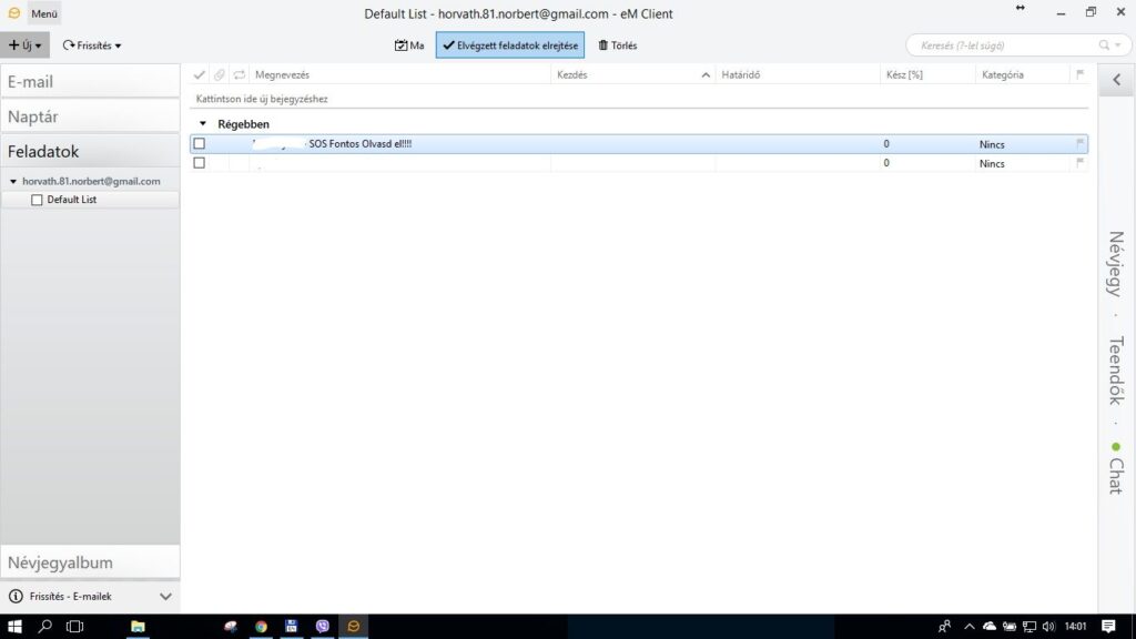 IMAP fiók beállítás az eM Client programban 15 EM client telepítése 14. kép