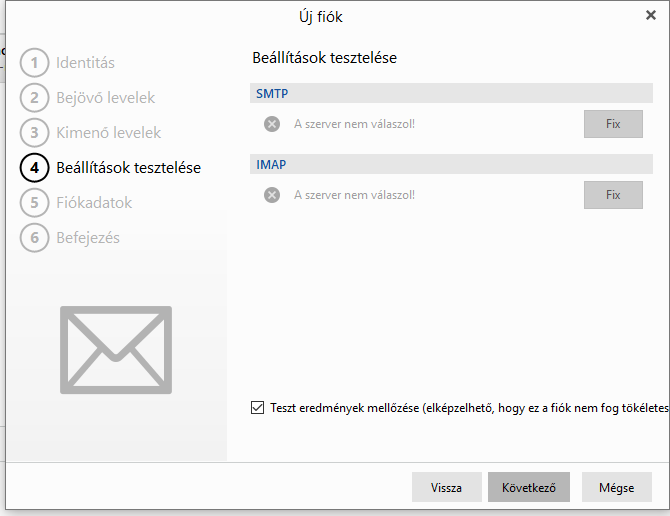 IMAP fiók beállítás az eM Client programban 22 EM client telepítése 21. kép