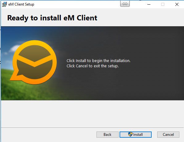 IMAP fiók beállítás az eM Client programban 4 EM client telepítése 3. kép