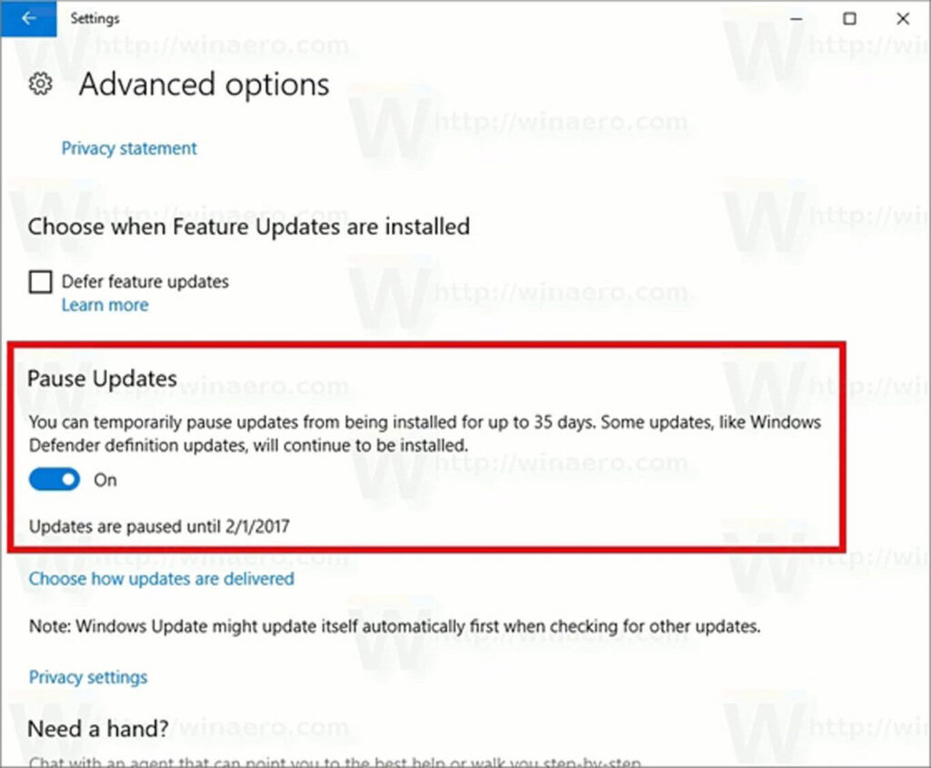 Végre átkapcsolják a Windows legidegesítőbb funkcióját 2 windows 10 frissítés